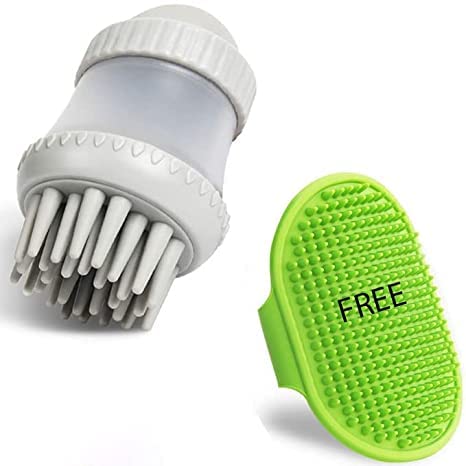 Woofy Pet Bath & Massage Brush Shampoo Dispenser for Daily Grooming for Short and Long Hair With Free Grooming Hand Brush (B0BM9XZLJV) Amazon Price History, Amazon Price Tracker