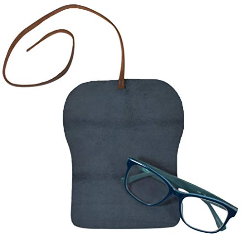 Image of Hide & Drink, Rustic Leather Sunglass Wrap, Slim Travel, Soft Eye Glasses Storage, Handmade Includes 101 Year Warranty
