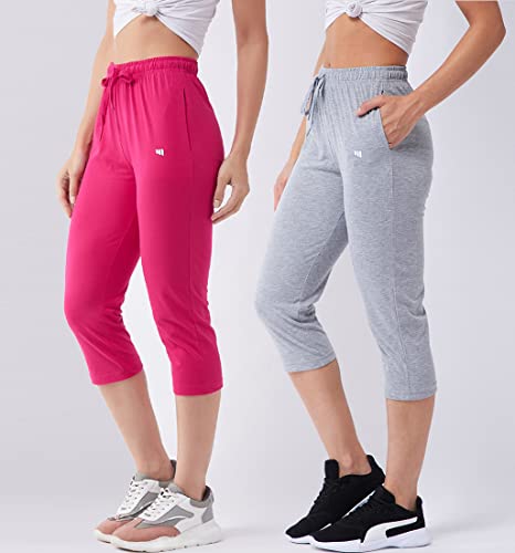 Image of Modeve Women Solid Cotton Blend Capri for summer|| Summer Wear