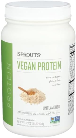 Generic Sprouts Unflavored Vegan Protein - 32 oz