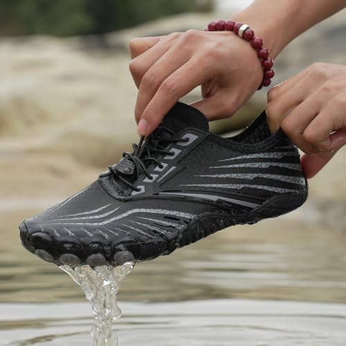 Barefoot Shoes Women Men Non Slip Wide Toe Box Waterproof Running Sneakers Athletic Workout Couple Shoe Hiking Travel Fishing Grounded Footwear Unisex Outdoor Casual Zero Drop Sneaker2