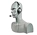 Andrea Communications NC-181VM USB On-Ear Monaural Computer Headset with Noise-canceling Microphone, in-line Volume/Mute Controls, and Built-in External Sound Card and USB Plug, Black, Grey, Silver
