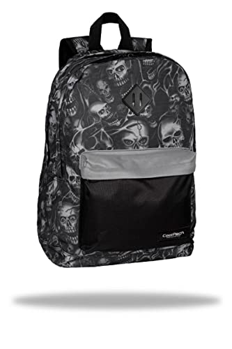 F096721 Zaino per la scuola SCOUT SKULLS grigio