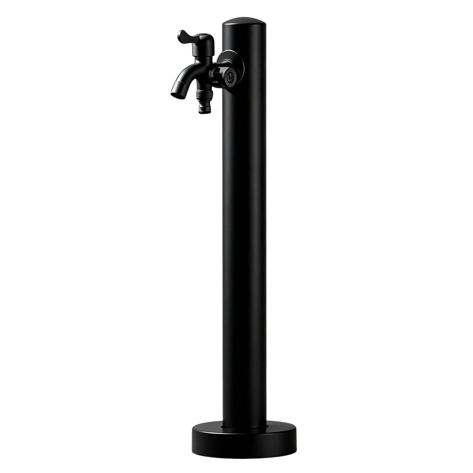 Junvstor Black White Vertical Garden Water Column With Faucet, 60/95Cm Outdoor Water Spigot With Spray Gun Antifreeze Faucet Water Dispenser Hydrant For Irrigation And Washing(,95Cm/37.4In,Style 2)