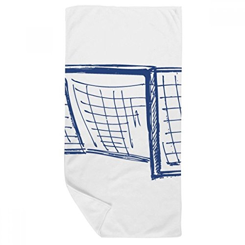 Serviette de bain foot bleu douce pour éviter les irritations du visage - 2