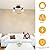 BoostArea LED 2 Light Track Lighting Kit, Black 2 Way Ceiling Spot Lighting, Flexibly Rotatable Light Head for Kitchen, Living Room, Bedroom, GU10 Bulb Not Included