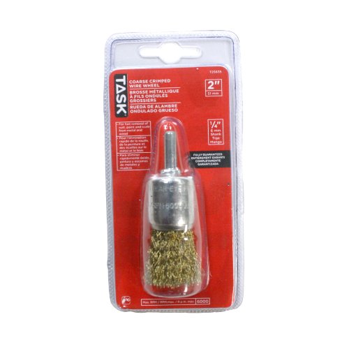 Task T25635 1-Inch Diameter Coarse Crimp End Brush