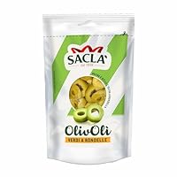 OLIVES VERTES TRANCHÉES: Olives vertes croquantes soigneusement tranchées en fines rondelles, alliant goût authentique méditerranéen et praticité pour vos recettes. PRÊTES À L'EMPLOI: Format pratique en rondelles qui se glisse facilement dans toutes ...