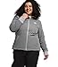 THE NORTH FACE Women's Shelbe Raschel Fleece Hooded Jacket (Standard and Plus Size), TNF Medium Grey Heather, X-Small