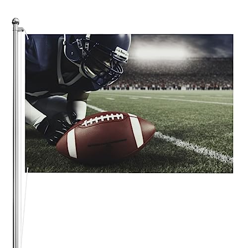 Drapeau de football américain amusant double face, le cadeau idéal pour fan de sport