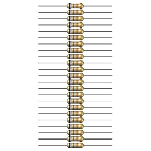 Image of 68k Ohm Resistor 1 /4W 5% Tolerance, Pack of 100 (68k Ohm)