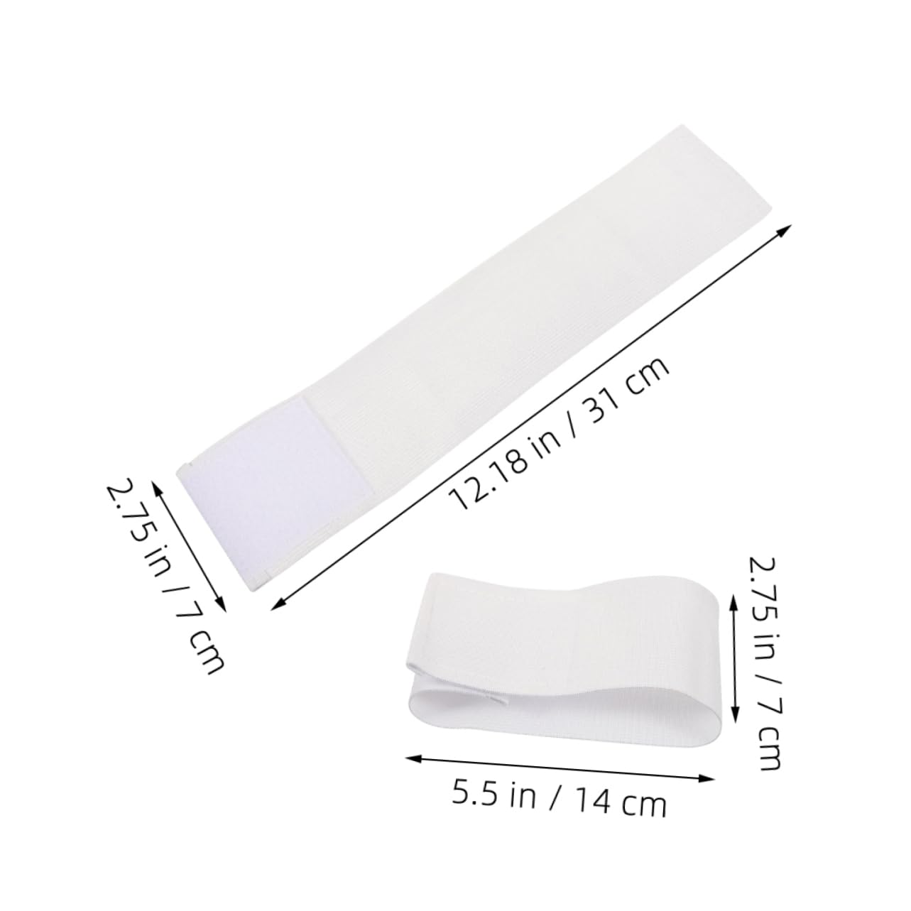 BRIGHTFUFU 5pcs Captain Armbands for Soccer DIY Wristbands Adjustable Elastic for Sports Team