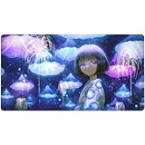マウスパッド デスクマット アニメガール 浴衣 花火大会 大型マウスパッド 耐久性 滑り止め 40x75cm 超大型 四角形 防水 オフィス用 ゲーミング用 清潔しやすい 人間工学 おしゃれ ゴム底 光学式 男女兼用