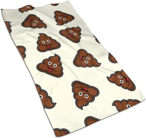 タオル バスタオル うんこ 面白い フェイスタオル 人気 柔らか肌触り ふんわり 瞬間吸水 速乾 抗菌防臭 厚手 家庭用 ホテル スポーツ 業務用 幼稚園 マイクロファイバー かわいい おしゃれ (70×40cm)