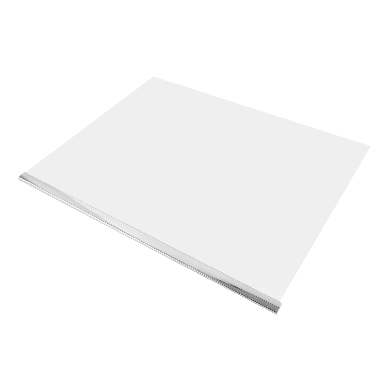 WOONEKY Ripiano in Vetro Temperato Per Frigorifero 440x340 Mm, Pannello Divisorio Sostitutivo Per Conservazione Alimenti, Accessorio Compatibile La Maggior Parte Dei Frigoriferi Domestici
