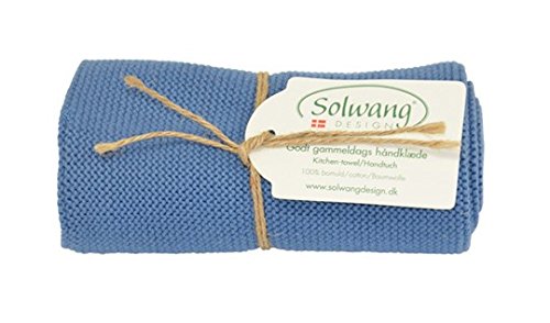 Preisvergleich Produktbild Solwang Handtuch gestrickt in Blau (H21 staubig blau)