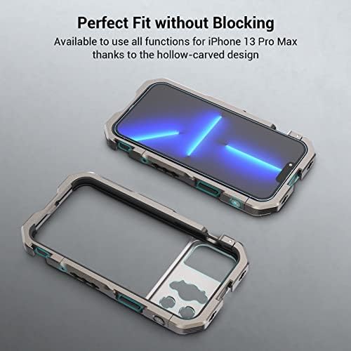 SMALLRIG Smartphone Video Rig Kit with Side Handle for iPhone 13 Pro Max Handheld Phone Stabilizer for Filmmaking/ Videography/ Live streaming/ Vlog 3747