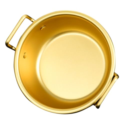 Cabilock Aluminum Rice Bowl Lightweight Cooking Prep Bowl for Soup Fruits Salads Resistant Design for Home Kitchen Use