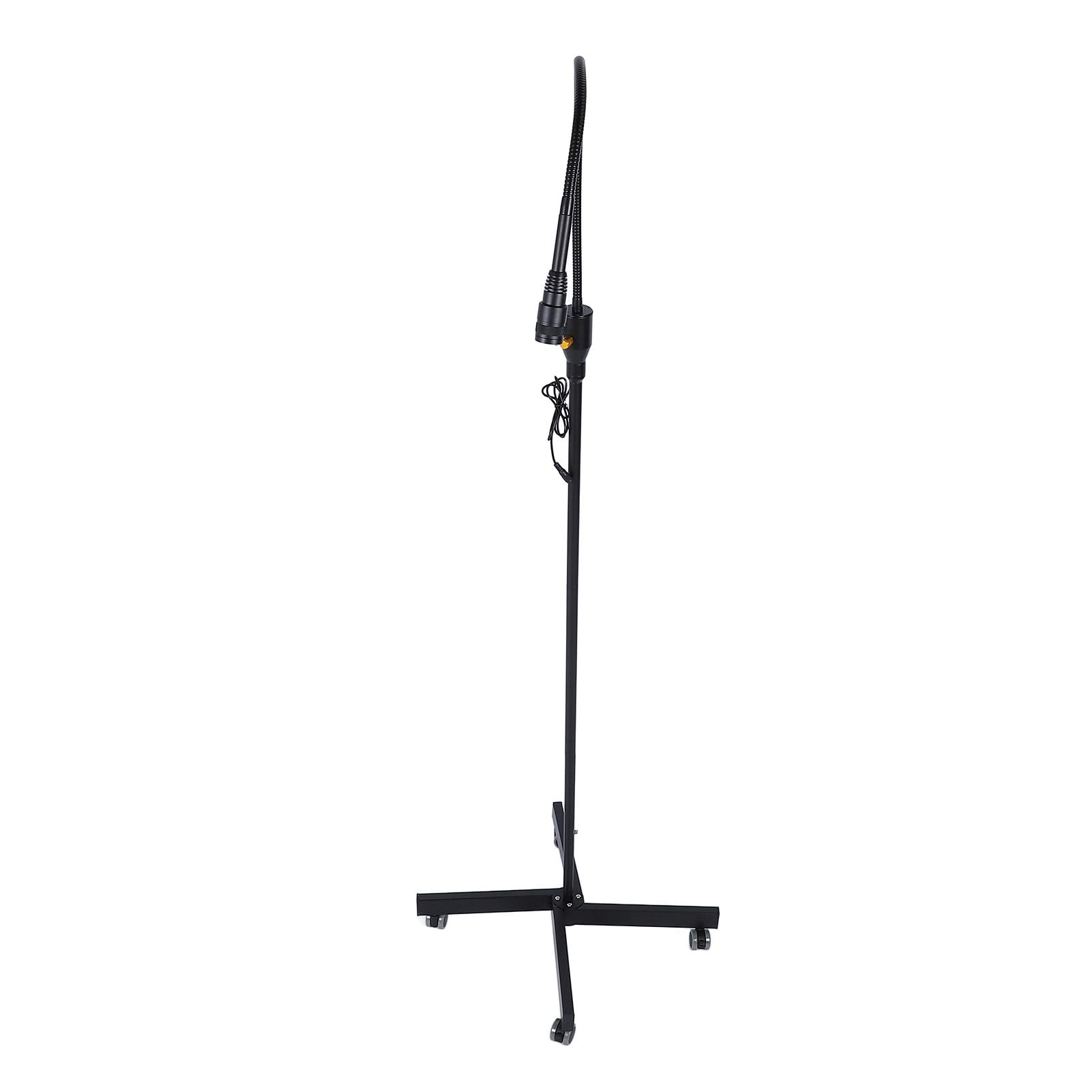 SIXRUN Lampada per Extension Ciglia, Lampada per Extension Ciglia LED con Controllo a Pedale per Tecnici Professionali di Ciglia Cura la Colla 100‑240 V (Spina UE 100‑240 V)