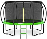 JUMPZYLLA Trampoline 8FT 10FT 12FT 14FT Trampoline with Enclosure - Recreational Trampolines with...