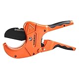 DOMINOX 1 5/8'' O.D. / 2 1/2'' O.D. pipe cutter, professional cutting PEX, PVC, and PPR Pipe, etc, Sk5 blade and aluminum alloy body, one-hand rapid cutting tool for the pipe. 2-1/2'' O.D.