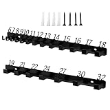 Schraubenschlüsselablage – Wandaufbewahrung für Schlüssel im britischen Stil, Wandhaken für Garage und Werkstatt, geeignet für Garagenarbeiten, LKW, Vans, Gartengeschäfte, Mechaniker, Höfe, Labors