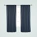 Best Home Fashion Thermal Insulated Blackout Curtains - Back Tab/ Rod Pocket - Navy - 52"W x 63"L - (1 Panel)