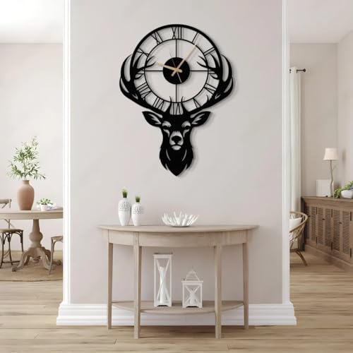 Image of Home Decoration European Peacock Analog Wall Clock Crystal Luxury Living Room Creative Personality Art,Metal,Blue,Birds (DA-182, 50CM)