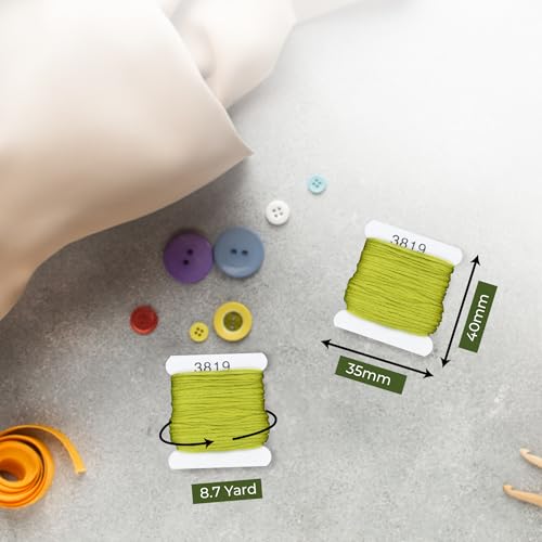 Image of Embroidery Floss Kit and Refills - Cotton Threads - DMC Color Coding for Cross Stitch, String Crafts, Friendship Bracelets