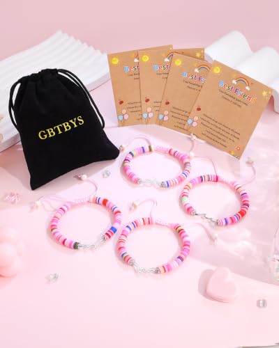 Image of 3 /4 Pcs Best Friend Bracelet Friendship Gifts for Women Girls