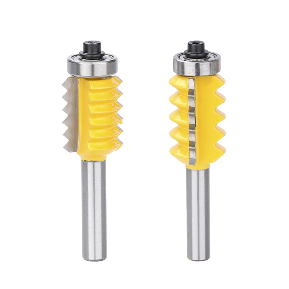 8mm Shank Raised Panel "V" Bits Joint Finger Joint Glue Milling Cutter For Wood Tenon Woodwork