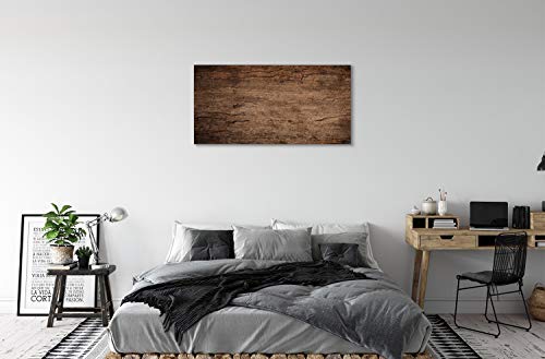 Tableau decoration murale Tulup texture bois impression luxe - 4