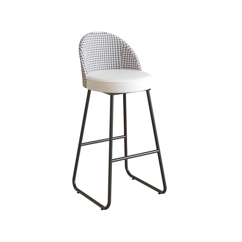 Tabouret de bar de cuisine haut de gamme en dalle de roche style minimaliste