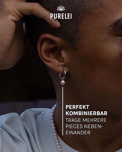 Purelei Diligence Ohrringe Damen – Edelstahl Creolen, Wasserfeste 10mm Damenohrringe, Hochwertiger langlebiger Schmuck für stilvolle Looks… – Ansicht 6