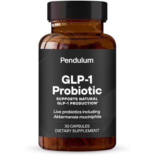 GLP-1 Probiotic – 500M AFU Multi-Strain Probiotic + Prebiotic, Naturally Support GLP-1 Production & Curb Appetite, Delayed Release, Third-Party Tested, for Men & Women (30 Capsules, 1-Pack)