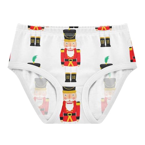 Cute Cartoon Soldiers White Little Girl Panties Toddler Underwear Floral Cotton Colorful Undies Kids Briefs 2t