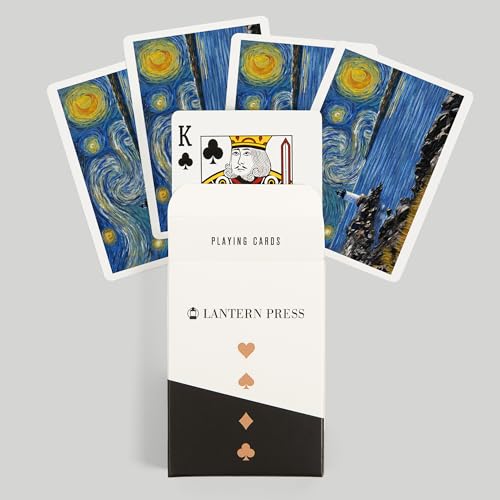 Juego de cartas Poker Salem Massachusetts Starry Night miniatura 6