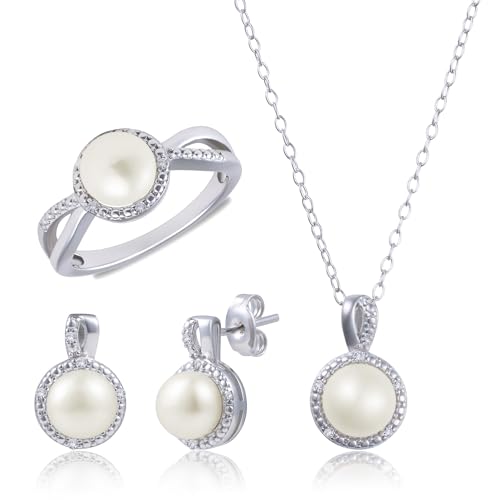 MAX + STONE Pearl Jewelry Set
