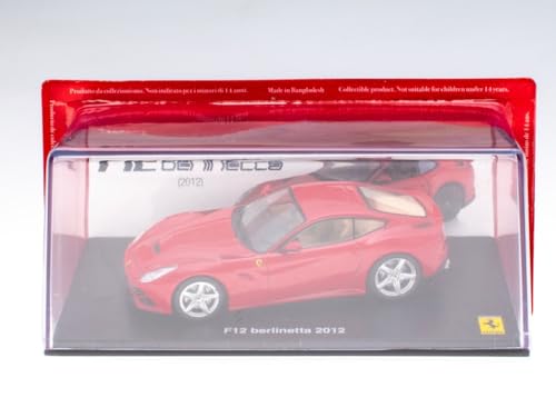 OPO 10 - 1/43 car compatible with Ferrari F12 Berlinetta 2012 - GT001, Red, Medium - Image 4