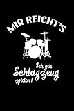  Drummer: Ich geh Schlagzeug spielen!: Notizbuch / Notizheft für Drummer-in Percussion Schlagzeuger-in A5 (6x9in) liniert mit Linien