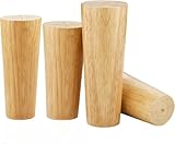 Patas de muebles de madera maciza, patas de muebles de madera maciza, patas de repuesto for sofá, patas de apoyo for gabinete, patas de tocador de madera natural for sillón, gabinete, silla, tocador,