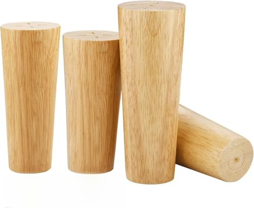 Patas de muebles de madera maciza, patas de muebles de madera maciza, patas de repuesto for sofá, patas de apoyo for gabinete, patas de tocador de madera natural for sillón, gabinete, silla, tocador,