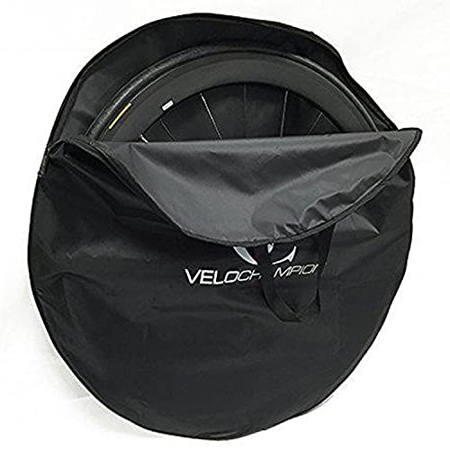 VeloChampion Bolsa para Ruedas de Bicicleta 700c - Negra Bicycle Wheel Bag - Black