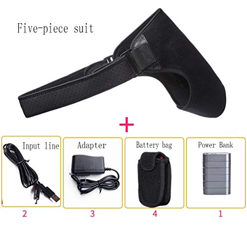 Zywtrade Electric Heating Shoulder Brace Shoulder Shawl Neck Shoulder Hot Compress Left