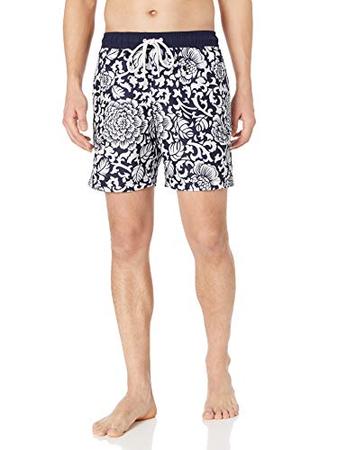 Image of Amazon Essentials Men's 7 inch Breathable Swim Trunks with Mesh Lining, Elastic Waist, Pockets, Drawstring Closure