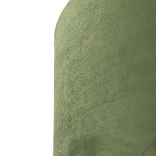 Qazqa classic-antique Lampenschirm - Cilinder Velours - Grün, supports-e27, diameter 50 centimeter