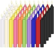 HELLY Unscented 4" Mini Chime Ritual Spell Taper Candle - Set of 100