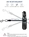 Peteast Retractable Small Dog Leash, 360 Tangle-Free, Lightweight But Strong, One-Handed Brake/Pause/Lock, Extra Small, Black