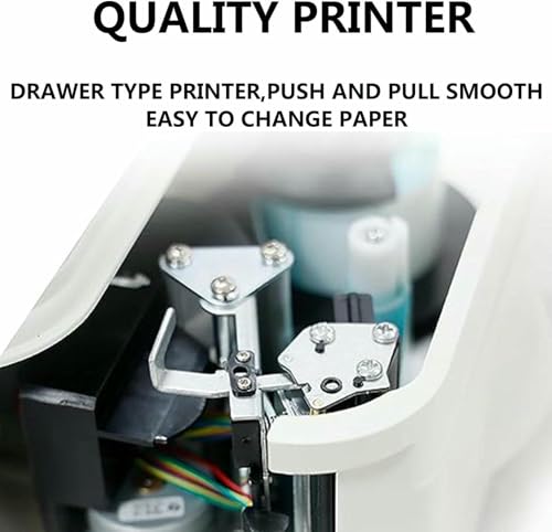 Báscula digital con impresora térmica y pantalla doble miniatura 4