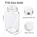 Funxim Botes para Alimentos 12 Pcs, Tarros de Cristal para Especias 120ml...